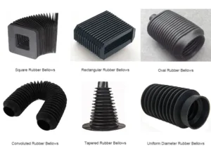 types of rubber bellows