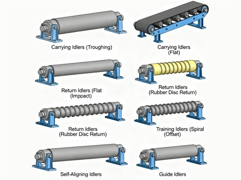 Conveyor Idler Roller Types