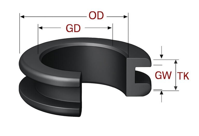 Rubber Grommet Size