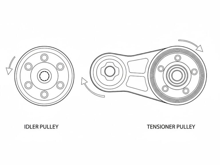 Idler Pulley vs Tensioner Pulley