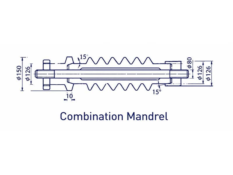 Combination Mandreal for Bellow