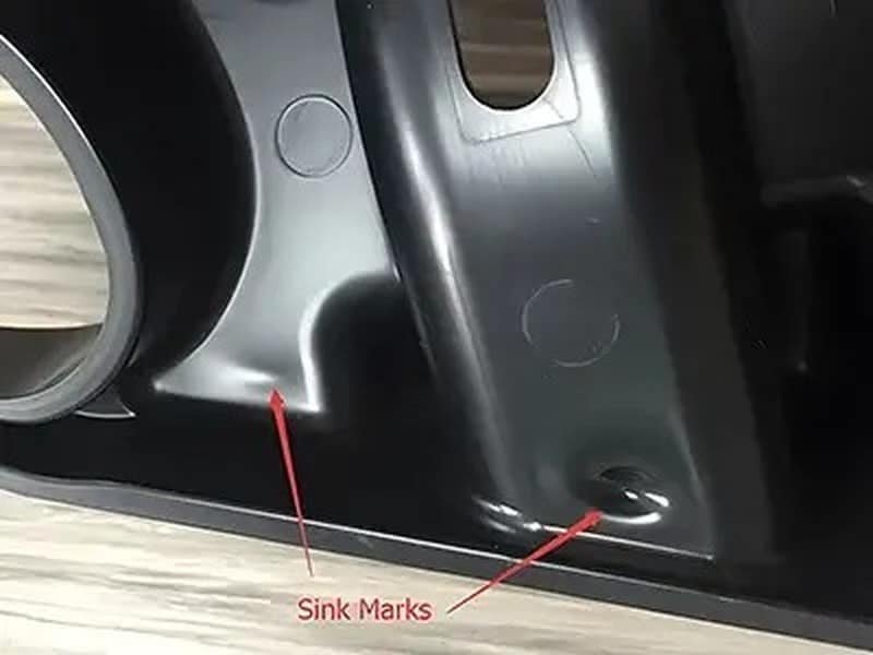 Sink Marks in Auto Injection Molding