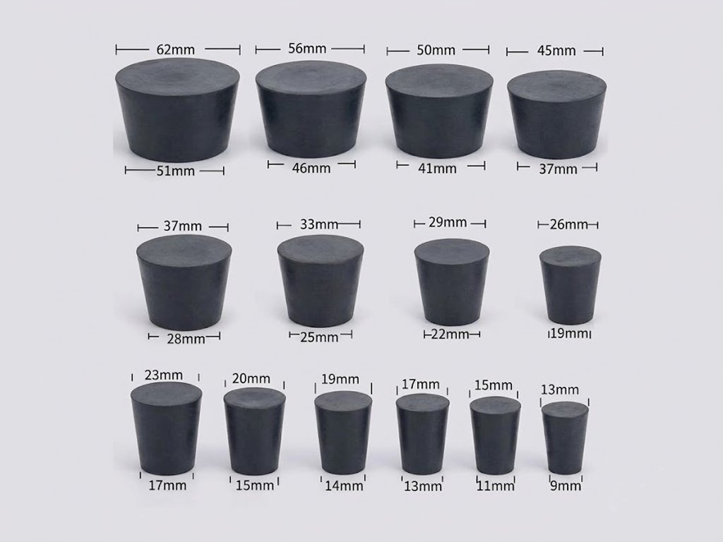 Rubber Stopper Size