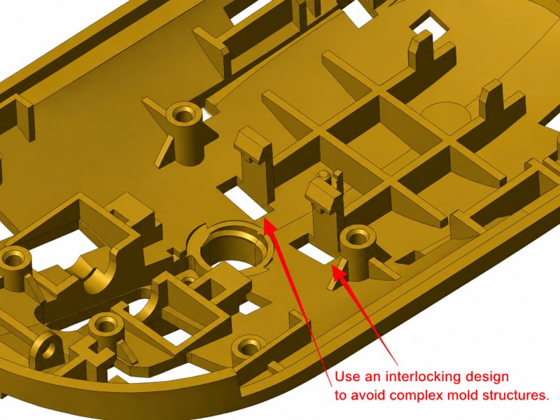 Interlocking Design Snap-fit