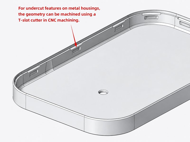 Plastic-to-Metal Connections Snap-fit